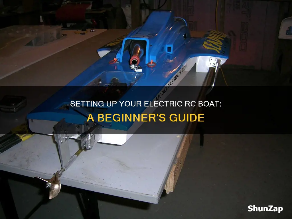 how to set up electric rc boat