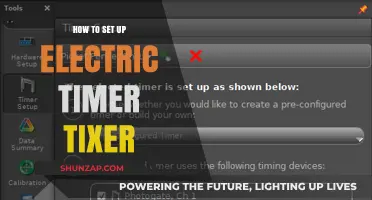 Setting Electric Timer Tixer: A Step-by-Step Guide