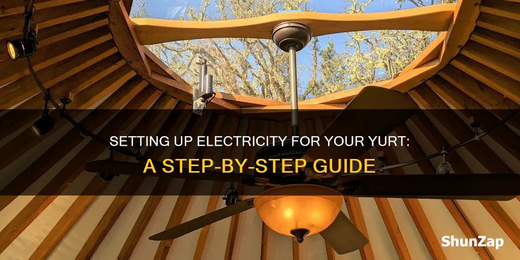 how to set up electricity for yurt