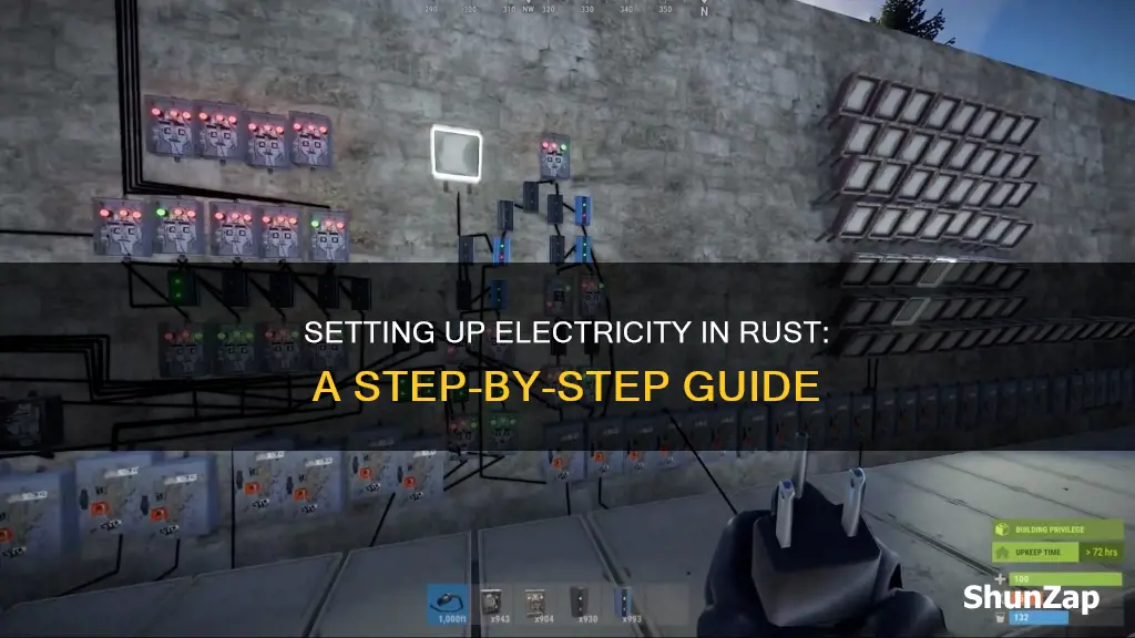 how to set up electricity in rust