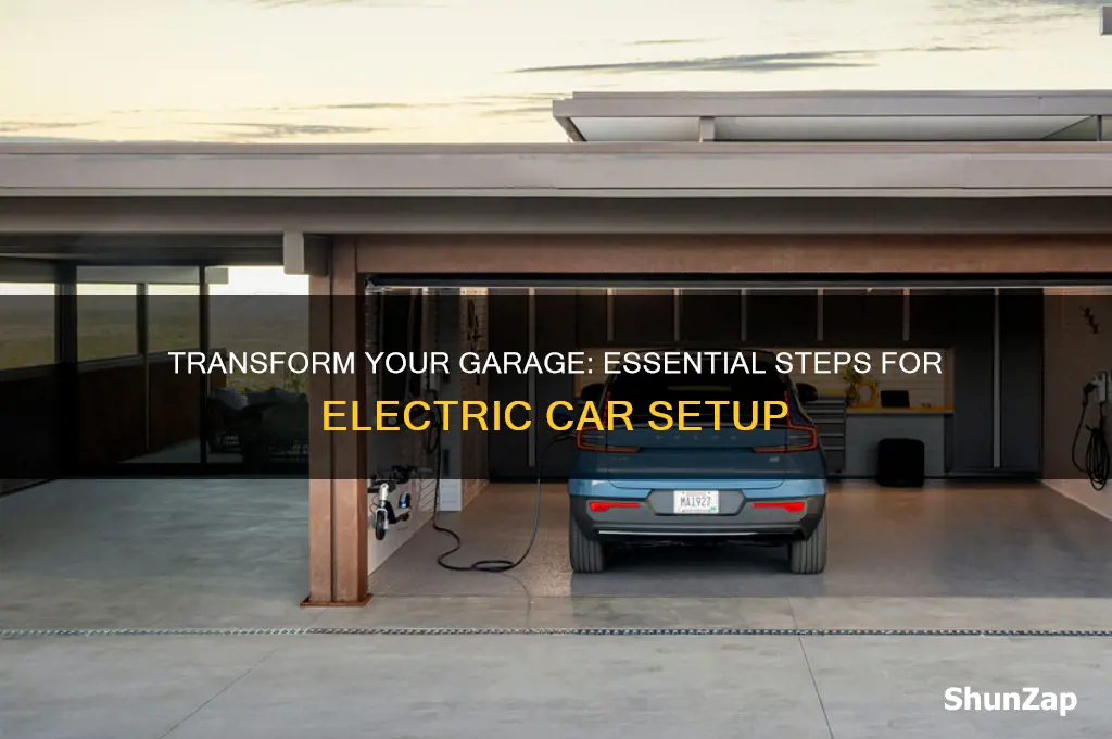 how to set up garage for electric car