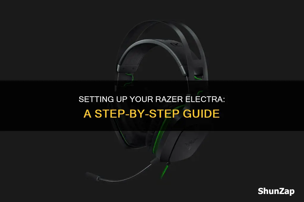 how to set up razer electra mic