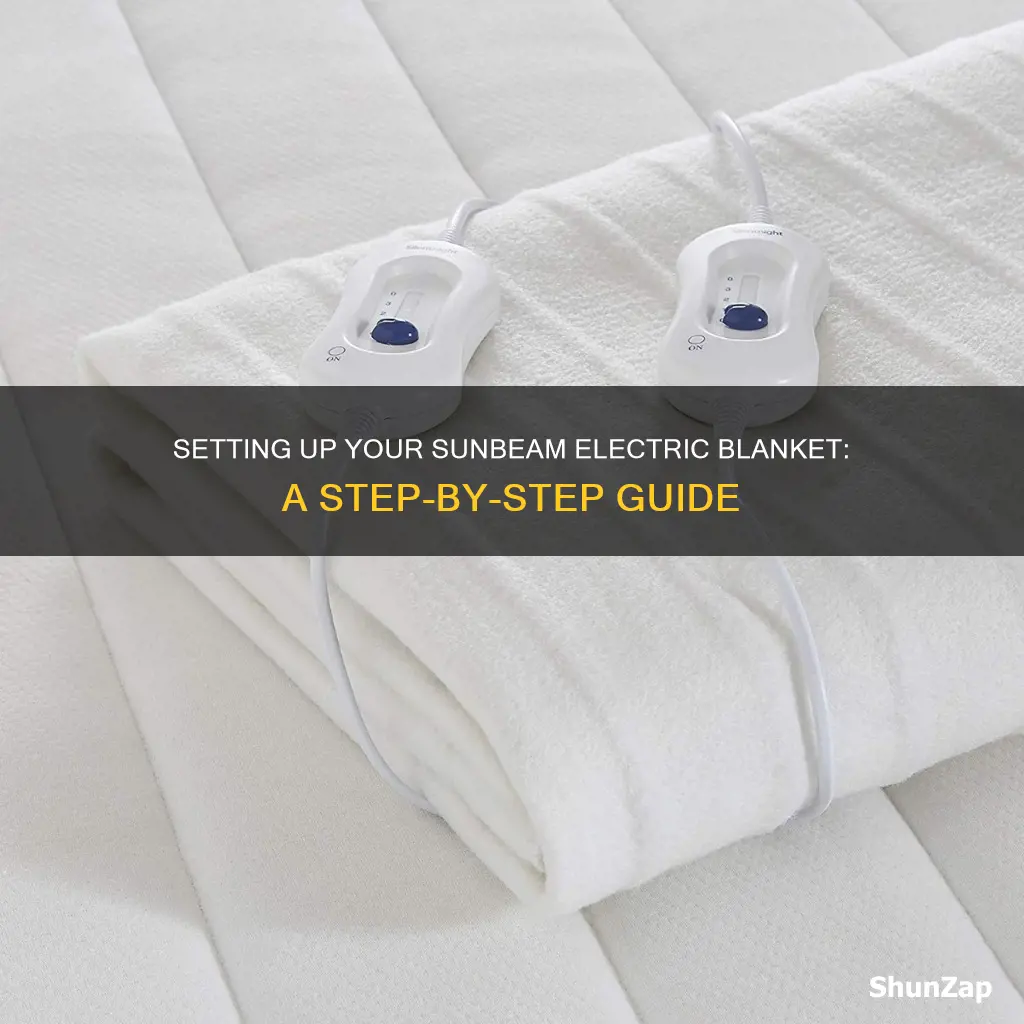 how to set up sunbeam electric blanket