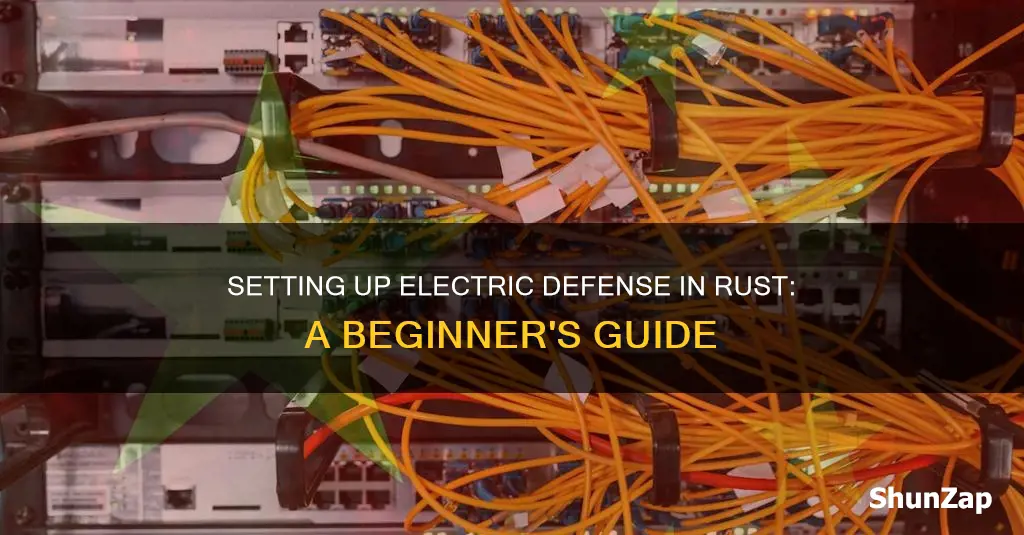 how to setup a electric defense rust