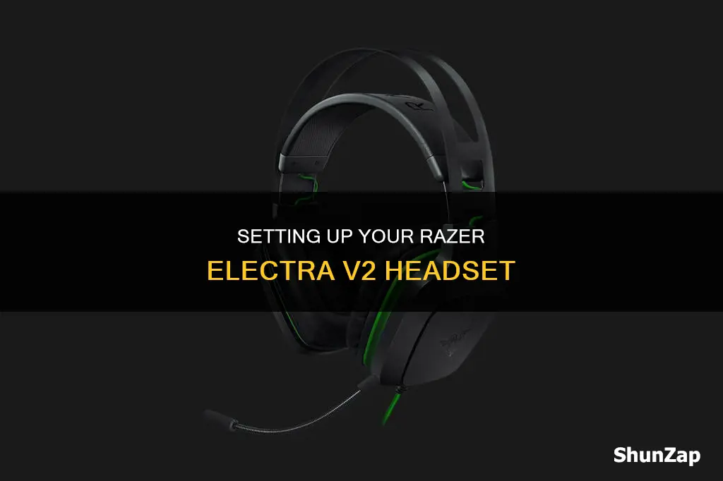 how to setup razer electra v2 headset