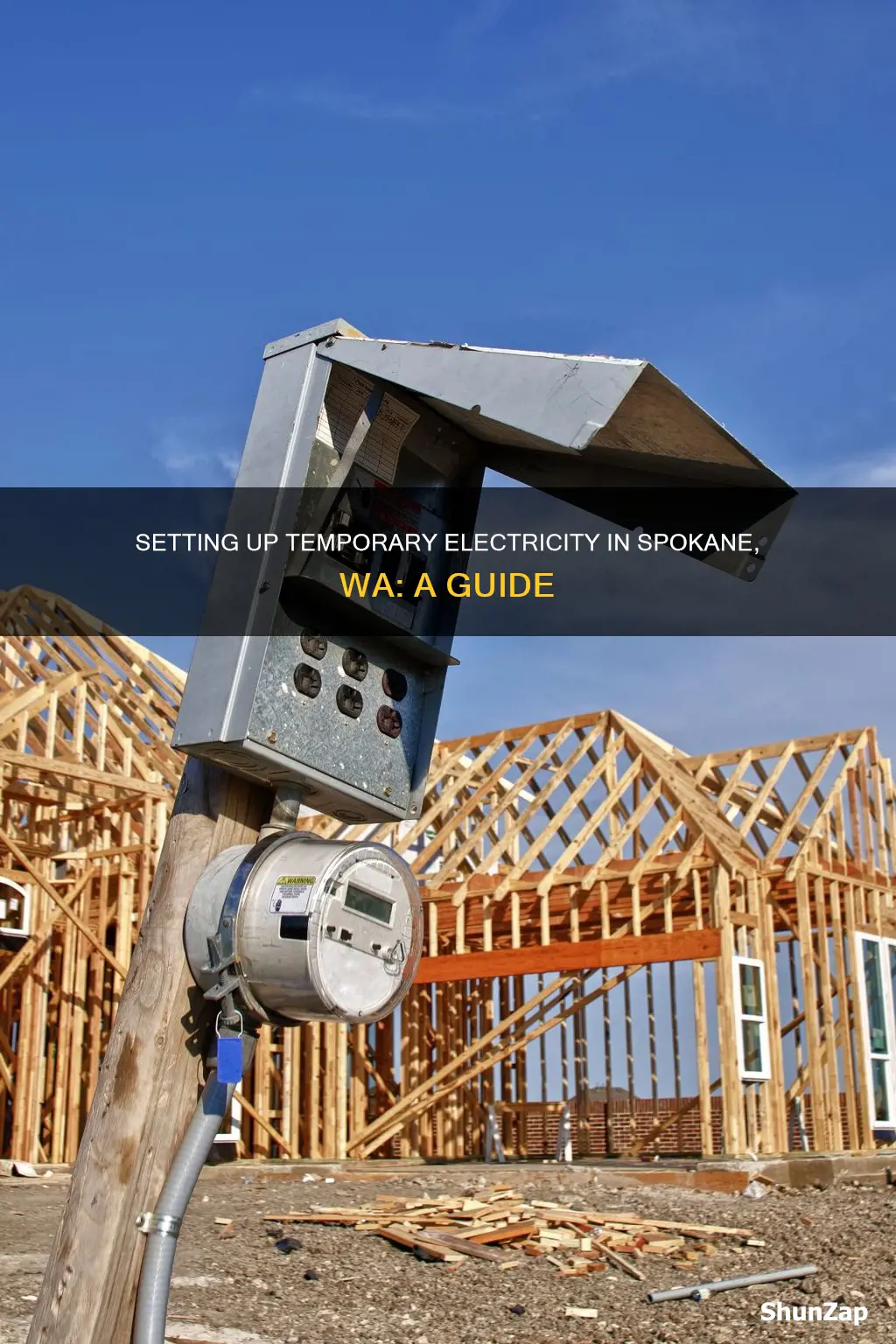 how to setup temporary electricity spokane wa