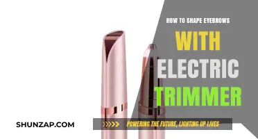 Trimming Your Brows: A Guide to Eyebrow Shaping with Electric Trimmers