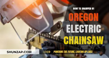 Sharpening Your Oregon Electric Chainsaw: A Step-by-Step Guide