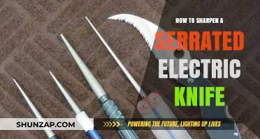 Sharpening Serrated Electric Knives: A Step-by-Step Guide