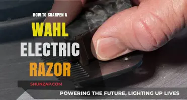 The Wahl Electric Razor: Sharpening Guide
