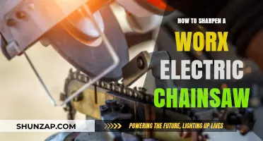 Sharpening Your WORX Electric Chainsaw: A Step-by-Step Guide