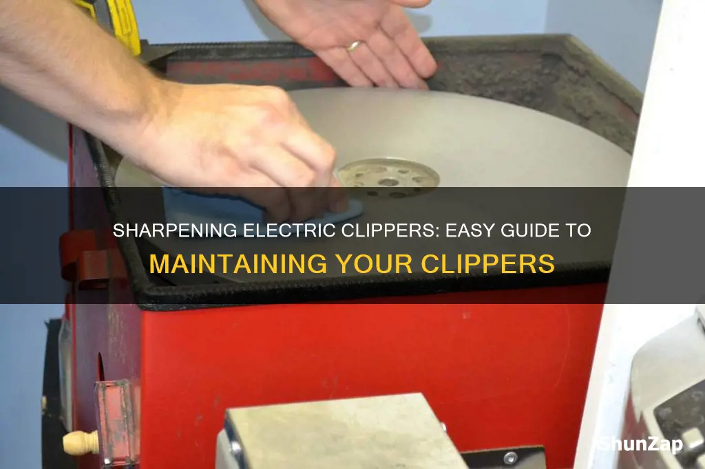 how to sharpen an electric hair clipper