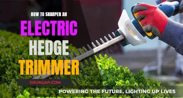 Sharpening Electric Hedge Trimmers: Easy DIY Guide