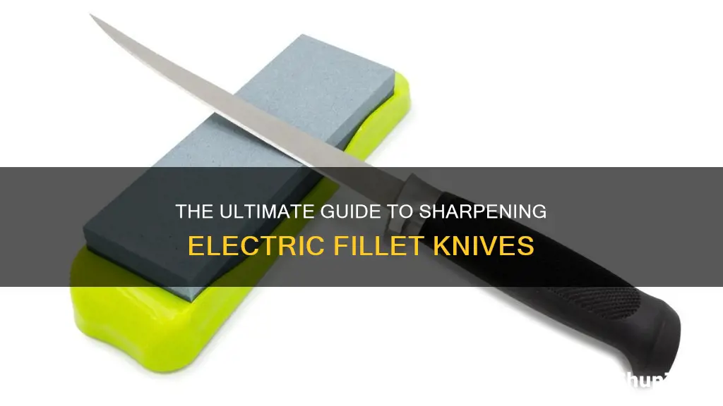 how to sharpen electric fish fillet knife