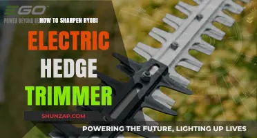 Sharpening Your Ryobi Electric Hedge Trimmer: A Step-by-Step Guide