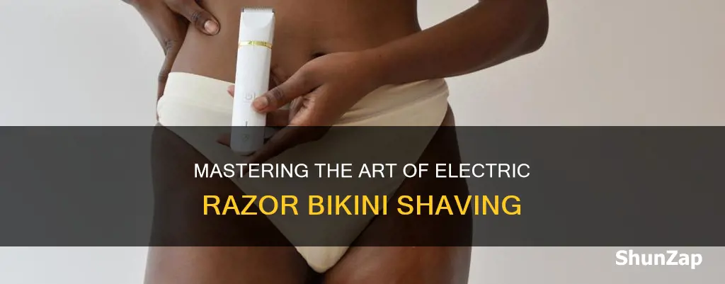 how to shave bikini area electric razor
