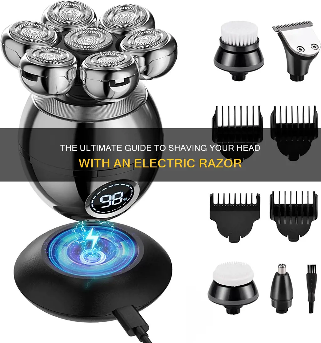 how to shave head with electric razor