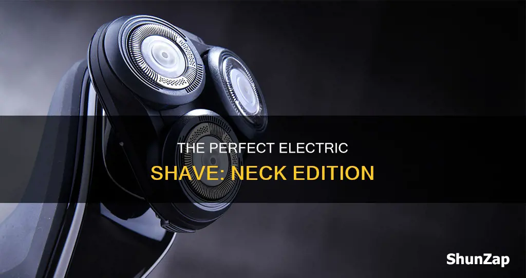 how to shave neck with electric shaver