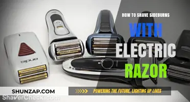 Shaving Sideburns: Electric Razor Techniques for Beginners