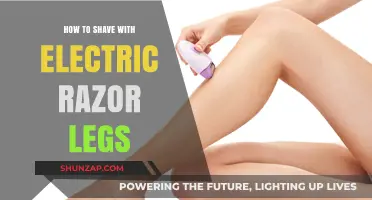 Shaving Legs with an Electric Razor: A Guide