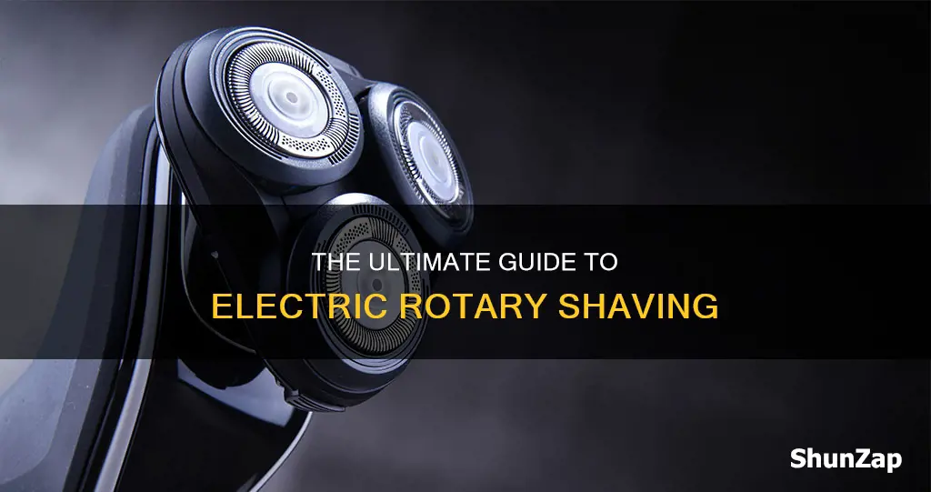 how to shave with electric rotary shaver