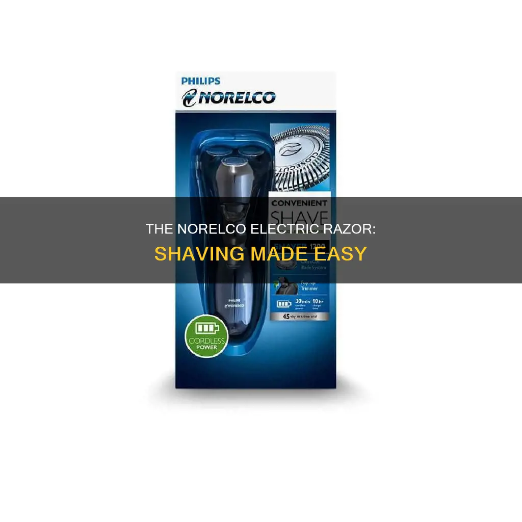 how to shave with norelco electric razor