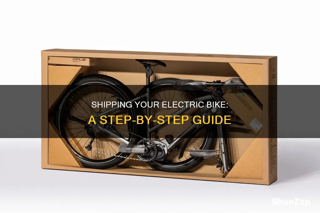 how to ship an electric bike