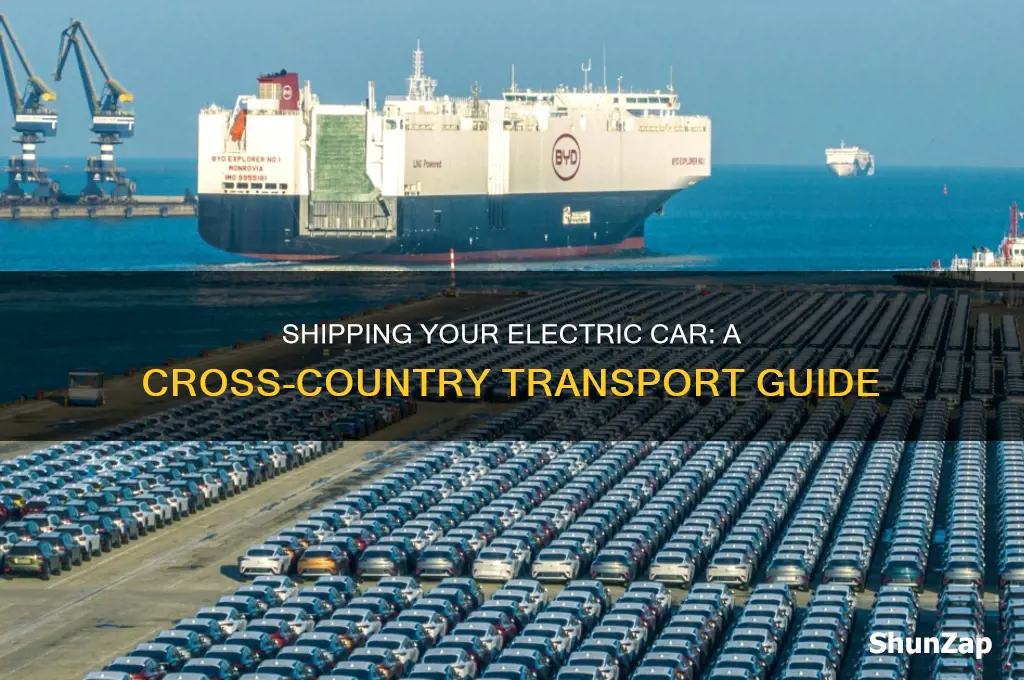 how to ship an electric car across country