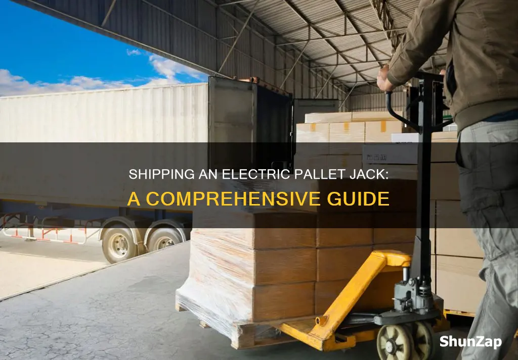 how to ship an electric pallet jack