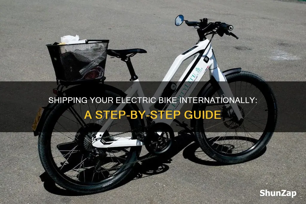 how to ship electric bike internationally