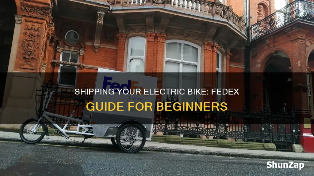 how to ship electric bike with fedex