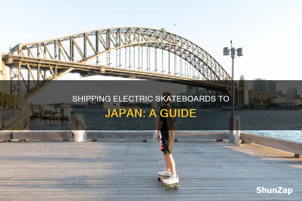 how to ship electric skateboard to japan
