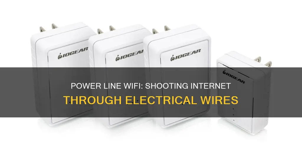 how to shoot wifi through the electricity