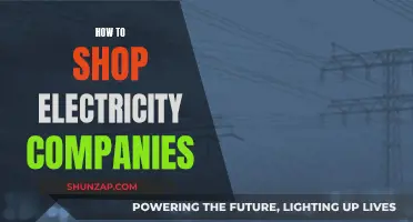 Shopping for Electricity: Comparing Companies and Saving Money