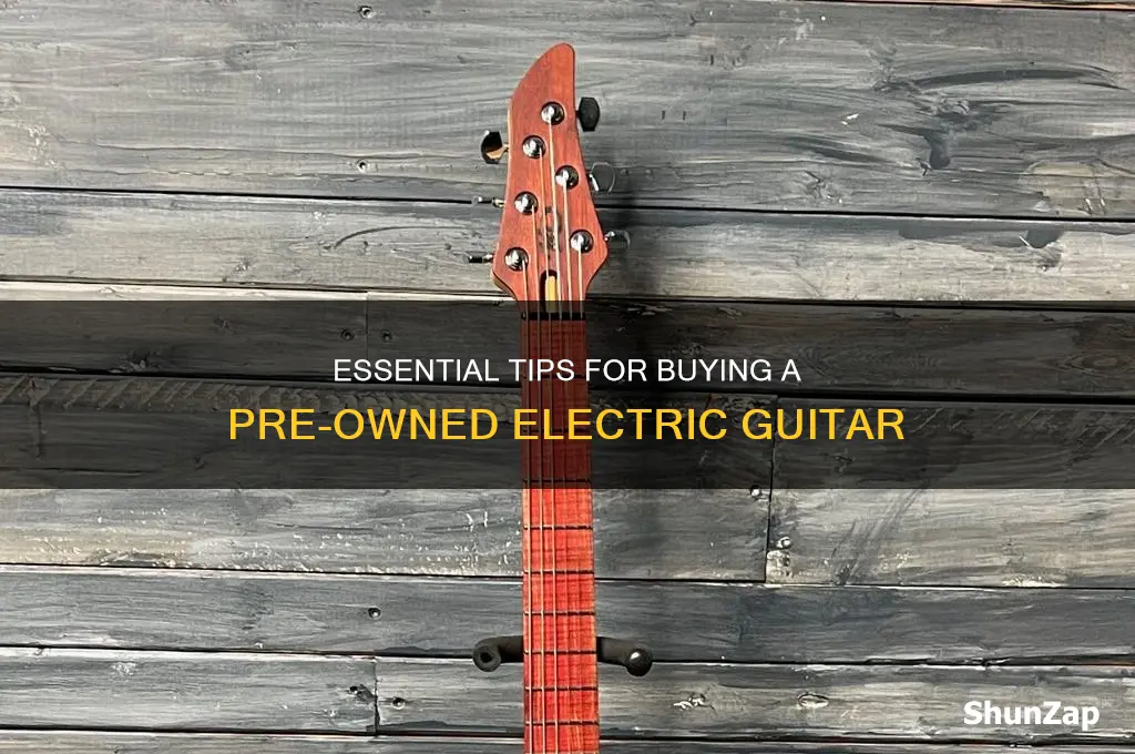 how to shop for a used electric guitar