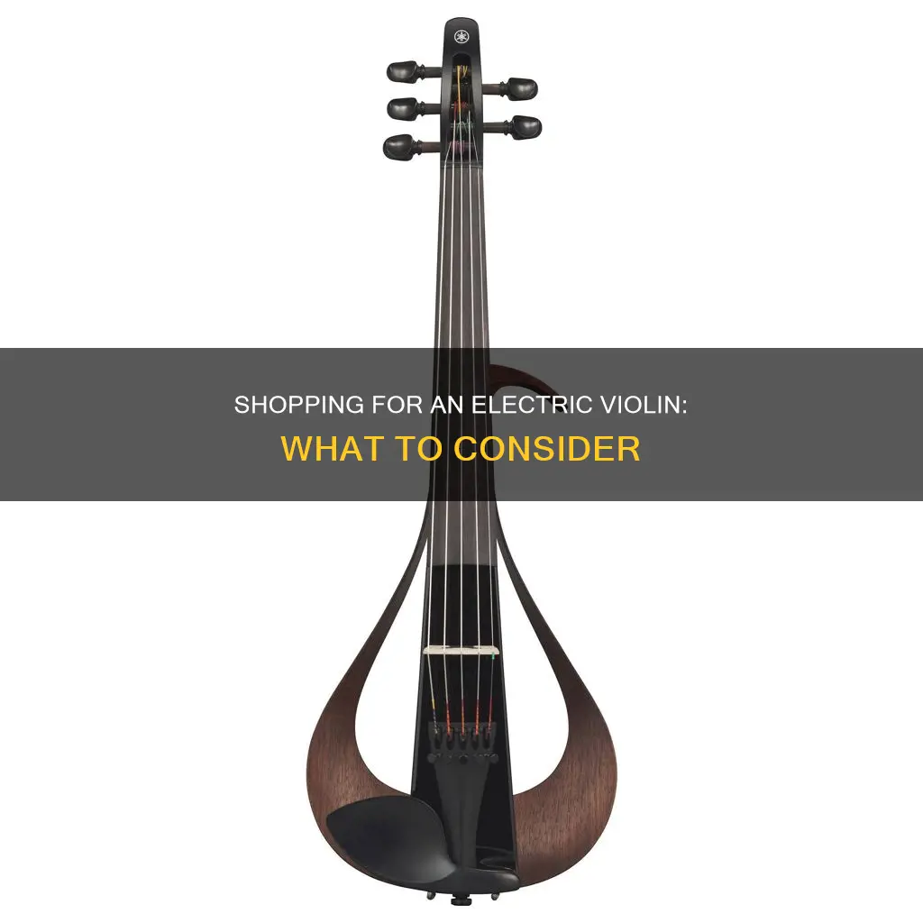how to shop for an electric violin
