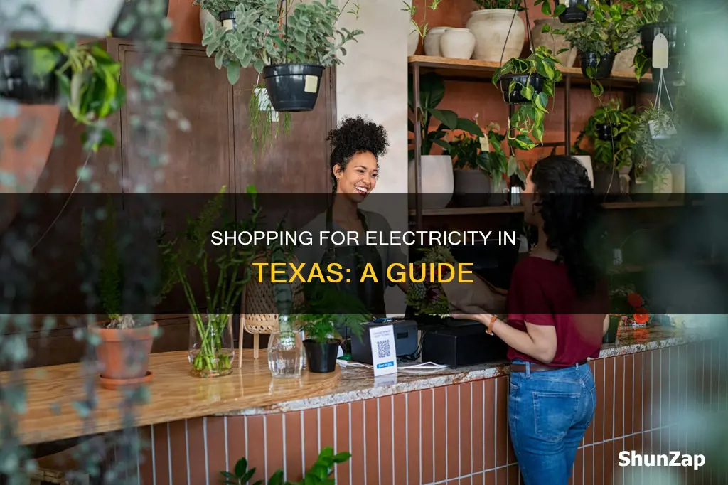 how to shop for electricity in texas