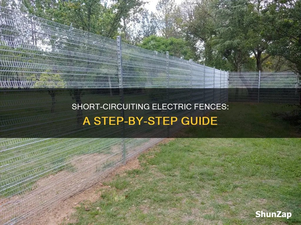 how to short circuit an electric fence
