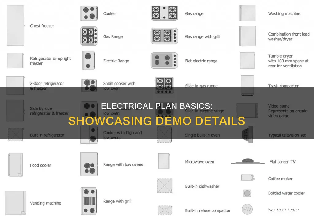 how to show demod electrical on plans