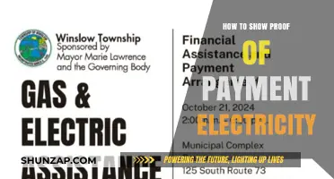 Electricity Payment Proof: Documenting Your Bill Payment