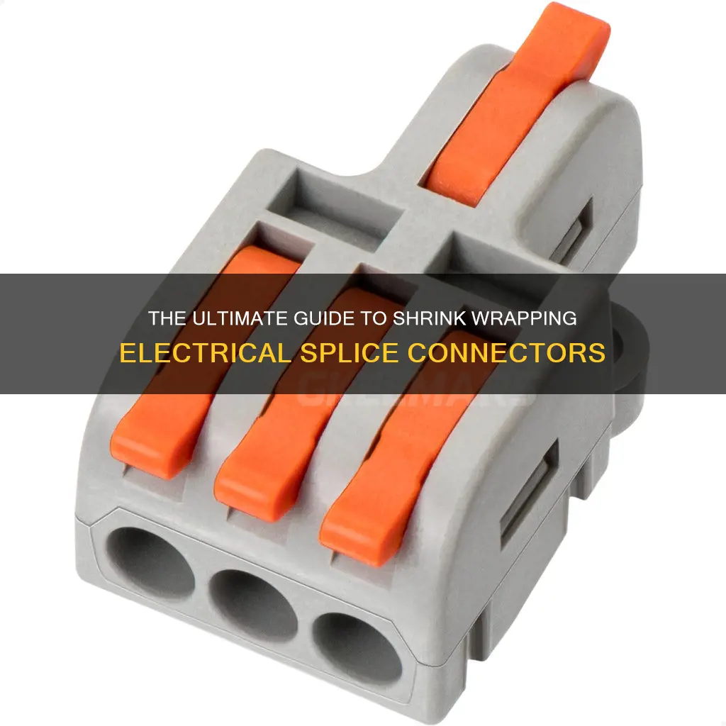 how to shrink wrap electrical splice connectors