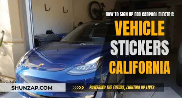 California Carpool Stickers: Signing Up for EV Benefits