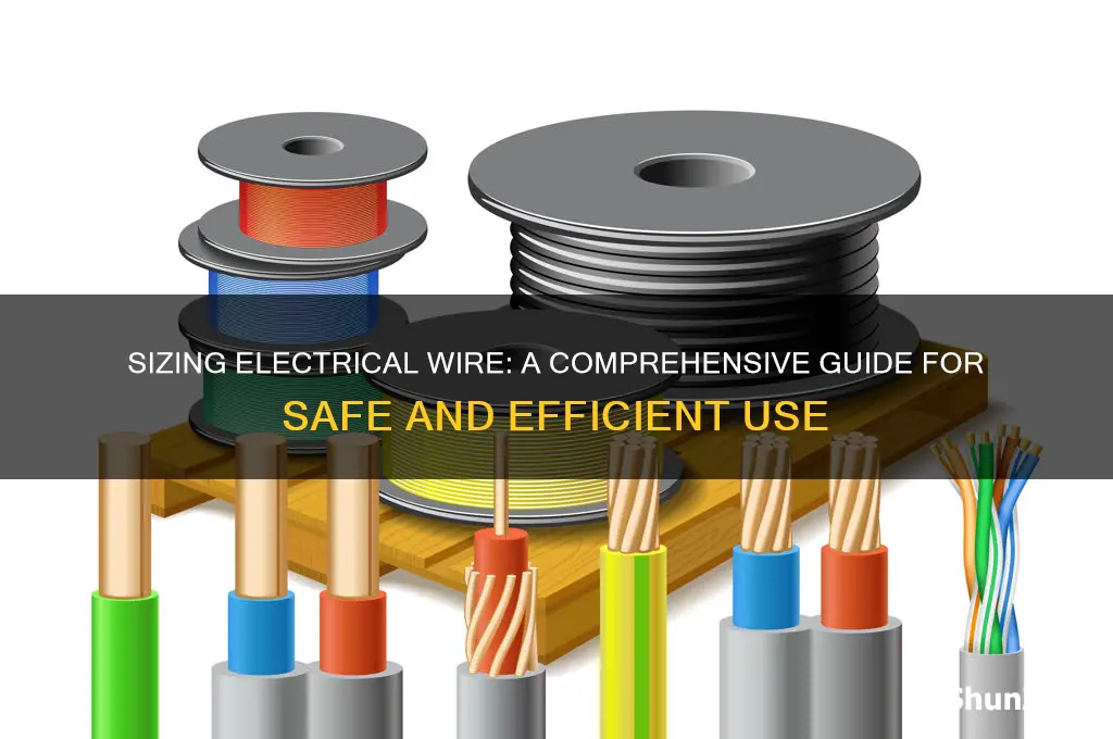 how to size electrical wire for use