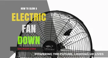 Adjusting Fan Speed: A Simple Guide to Slowing Down Electric Fans