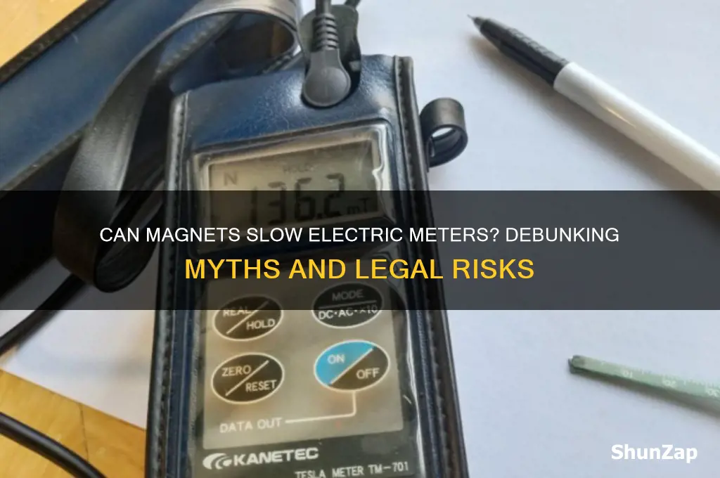 how to slow an electric meter using magnets