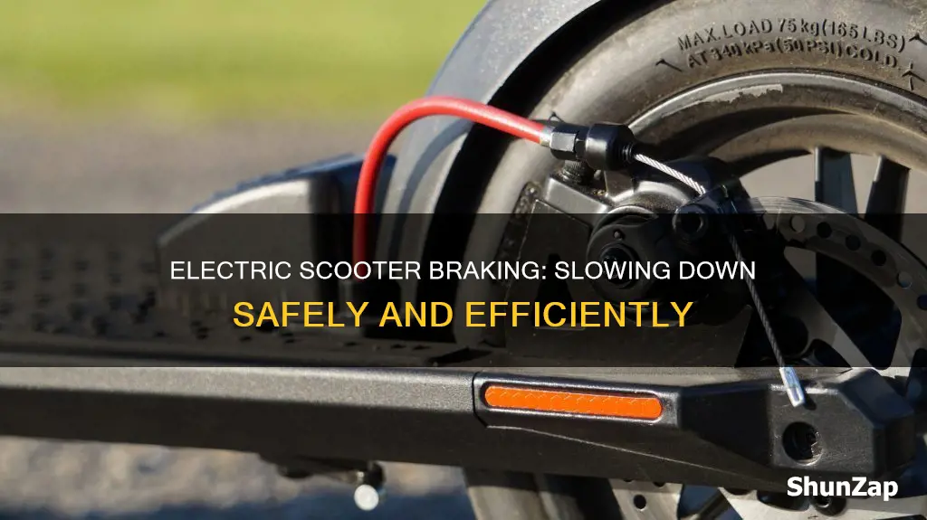 how to slow down an electric scooter