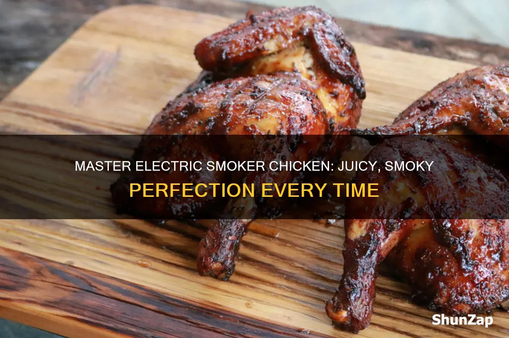 how to smoke a chicken using an electric smoker