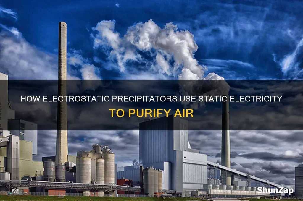 how to smoke precipitators use static electricity