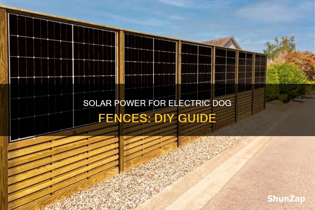 how to solar powered electric dog fence