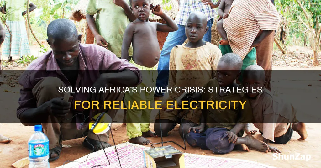how to solve electricity problem in africa